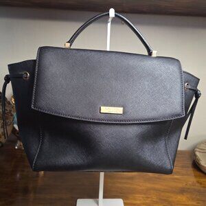 EUC Kate Spade Saffiano Leather Satchel bag Black 2way